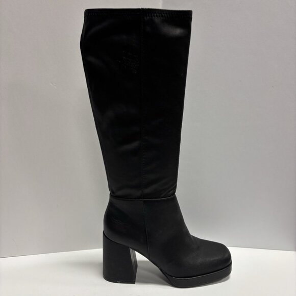 Steve Madden Women’s Kreo Platform Black Boots, Size 10 M - Picture 1 of 6